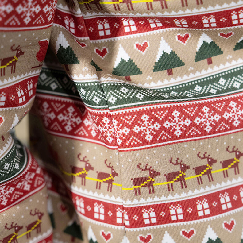 Santa Claus Is Coming Soft Sweatshirt Fabric – anemone,  image number 8