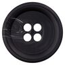 4-Hole Polyester Button – black/white,  thumbnail number 1