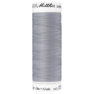 Seraflex Stretch Sewing Thread (0331) | 130 m | Mettler – light grey, 