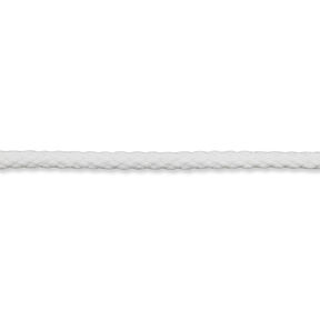 Cotton cord [Ø 5 mm] – white, 