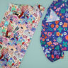 Cotton Poplin Meadow Flower Digital Print | Nerida Hansen – royal blue/light turquoise,  thumbnail number 7