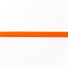 Elasticated Edging Lace [12 mm] – orange, 