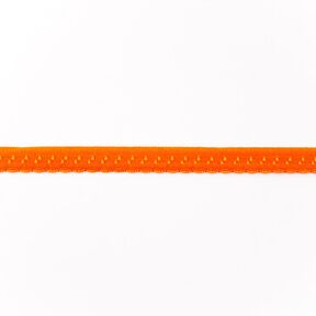 Elasticated Edging Lace [12 mm] – orange, 