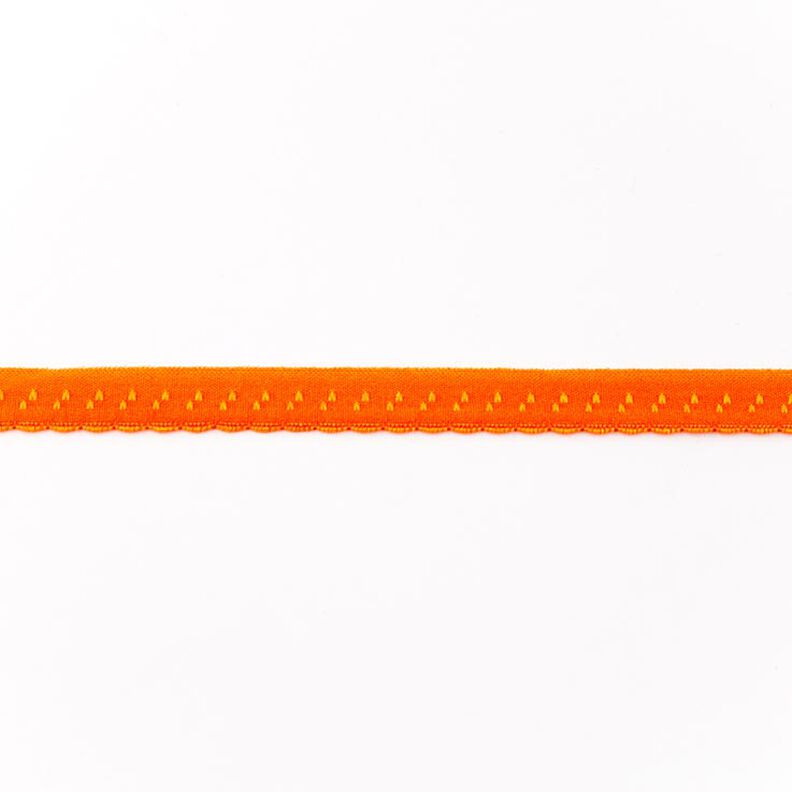 Elasticated Edging Lace [12 mm] – orange,  image number 1