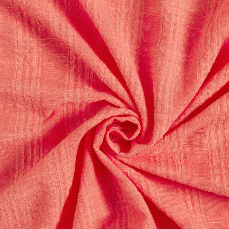 Seersucker cotton viscose blend – coral,  image number 4