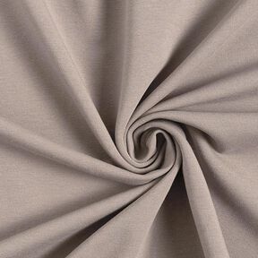 Light Cotton Sweatshirt Fabric Plain – dark taupe, 