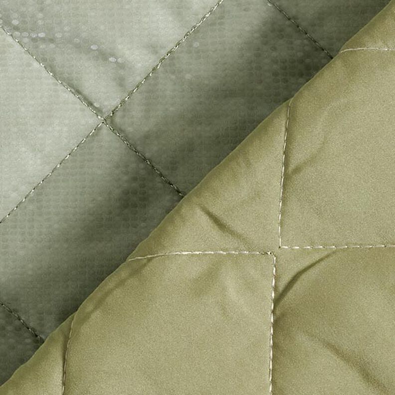 Diamond Quilted Fabric – reed,  image number 4