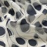 Chiffon abstract circles – white/black,  thumbnail number 2
