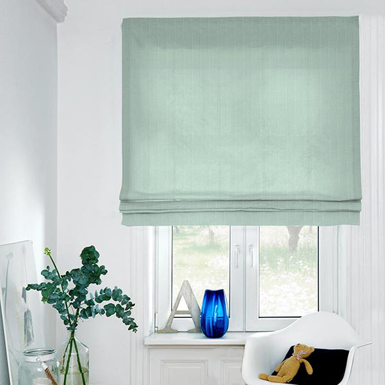 Decorative fabric, chequered grid, recycled – reed,  image number 5