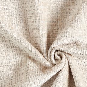 Upholstery Fabric Chenille Plain – almond | Remnant 60cm, 