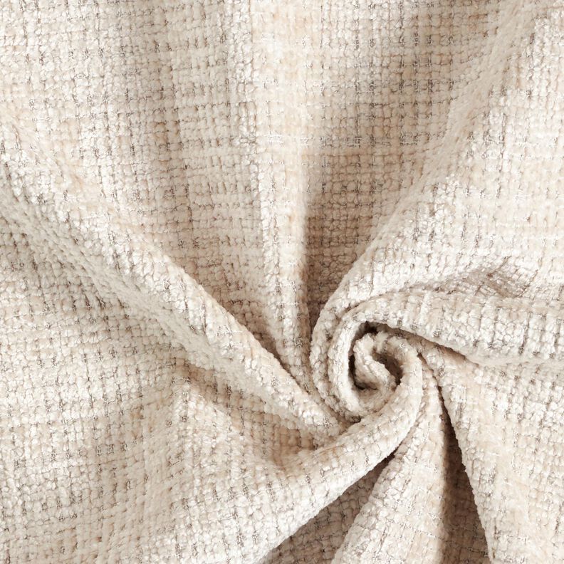 Upholstery Fabric Chenille Plain – almond,  image number 1