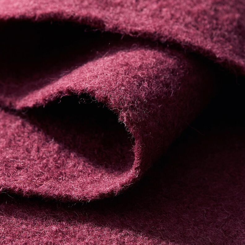 Fulled woollen loden – grape, image number 4