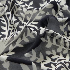 Chiffon large branches – black/white, 