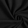 Mini Cotton waffle jersey Plain – black,  thumbnail number 1