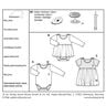 Baby-Dress with Bodysuit | Bodysuit, Burda 9347 | 62 - 92,  thumbnail number 8