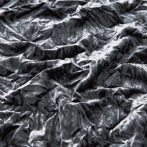 Crushed stretch velvet – antique silver, 