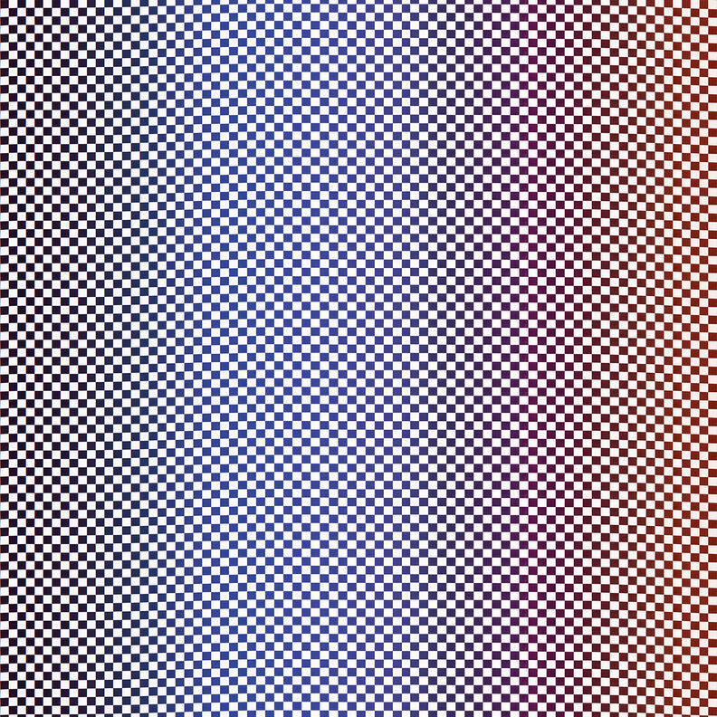 GOTS Cotton Poplin chessboard pattern gradient | TCC x LOOKS by Wolfgang Joop – indigo/burgundy,  image number 1