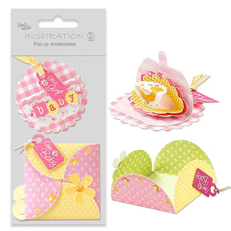 Baby Girl Pop-Up Craft Set  – pink,  image number 1