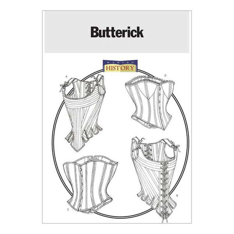 Boned Stays / Corsets, Butterick 4254 | 38 - 42,  image number 1