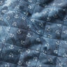 Tie-dyed anchor chambray quilted fabric – denim blue,  thumbnail number 2