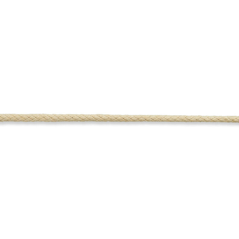 Cotton cord [Ø 3 mm] – light beige,  image number 2