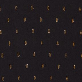 Glitter Droplets Viscose – black, 