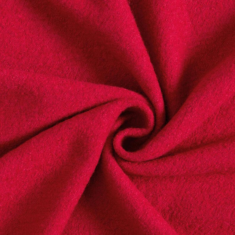 Lightweight viscose and wool blend knitted fabric – carmine,  image number 1