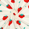 Brushed Sweatshirt Fabric strawberries | by Poppy – offwhite/fire red,  thumbnail number 3