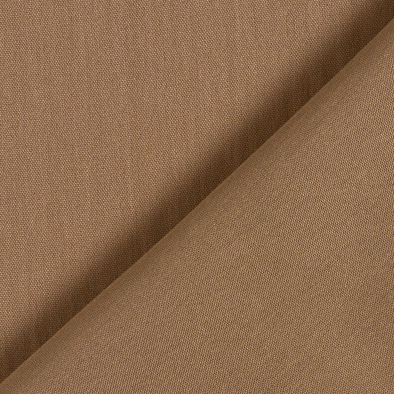 Plain-coloured plain weave viscose blend – light brown, image number 4
