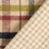 Checked Double face Coating Fabric – beige/brown,  thumbnail number 5