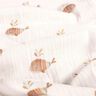 Double Gauze/Muslin striped whale Digital Print – ivory,  thumbnail number 2