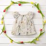 Double Gauze/Muslin Spring flowers – offwhite/peach orange,  thumbnail number 6