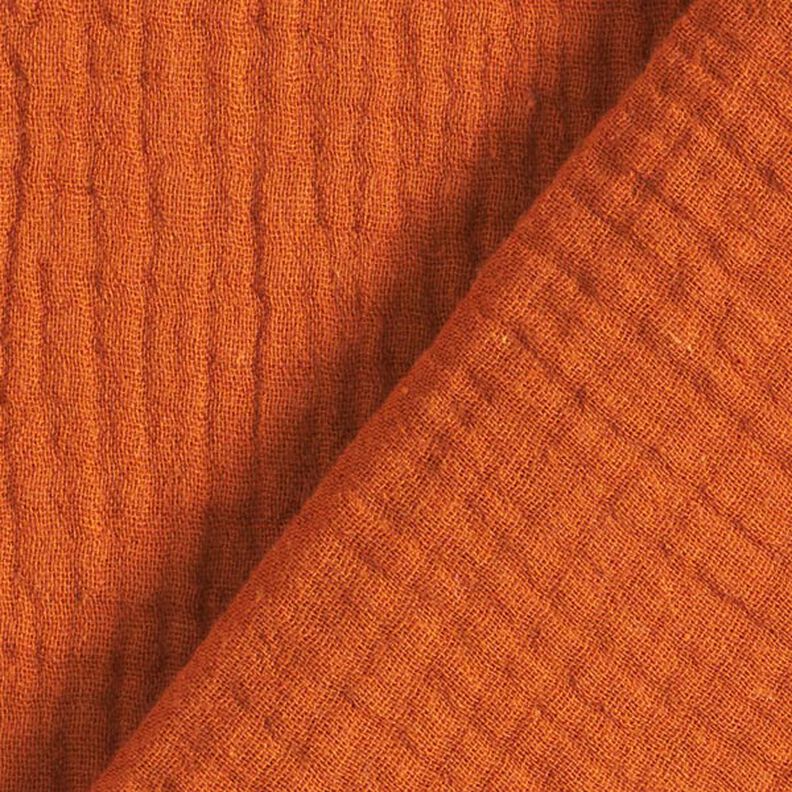 GOTS Double Gauze/Muslin | Tula – terracotta,  image number 5