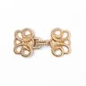 Metal Trim Closure - gold metallic,  thumbnail number 1