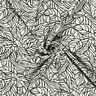 Viscose Linen Blend foliage – offwhite/black,  thumbnail number 3