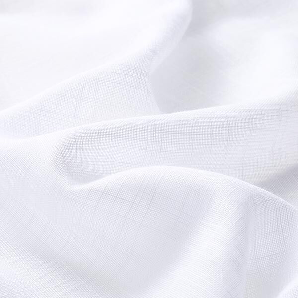 Curtain Fabric Voile Linen Look 300 cm – white,  image number 2