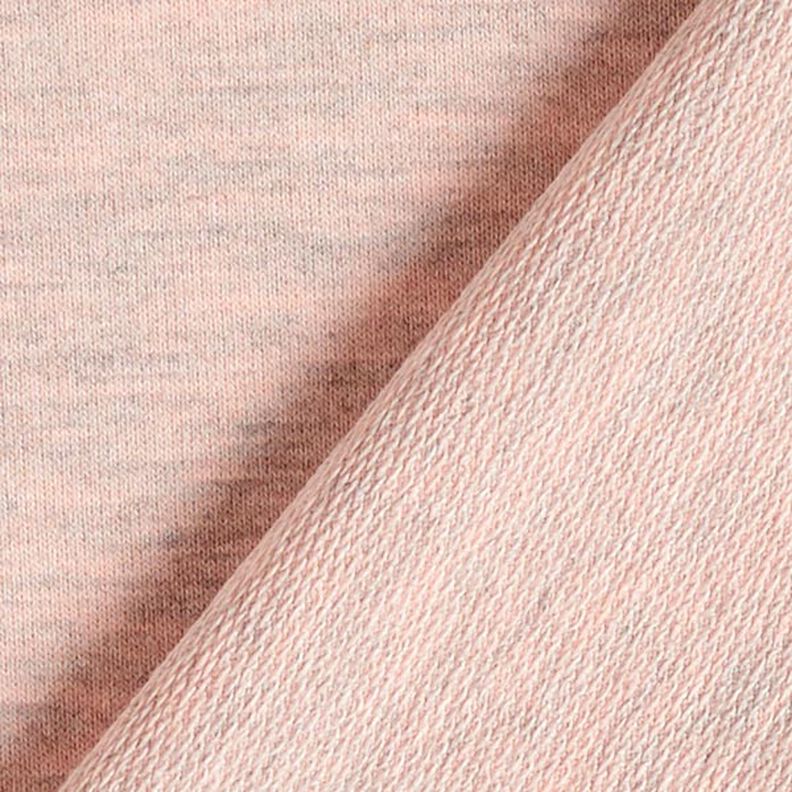 Fine Mottled French Terry – pink/grey,  image number 5
