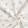 Double Gauze/Muslin small carrots – offwhite,  thumbnail number 3