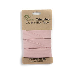 Bias binding Organic Cotton Jersey [3 m | 20 mm]  – light dusky pink, 