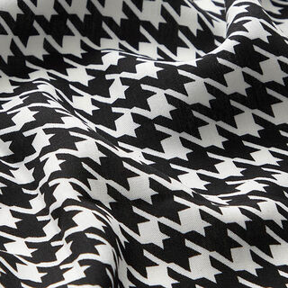 Houndstooth Viscose – black/white, 