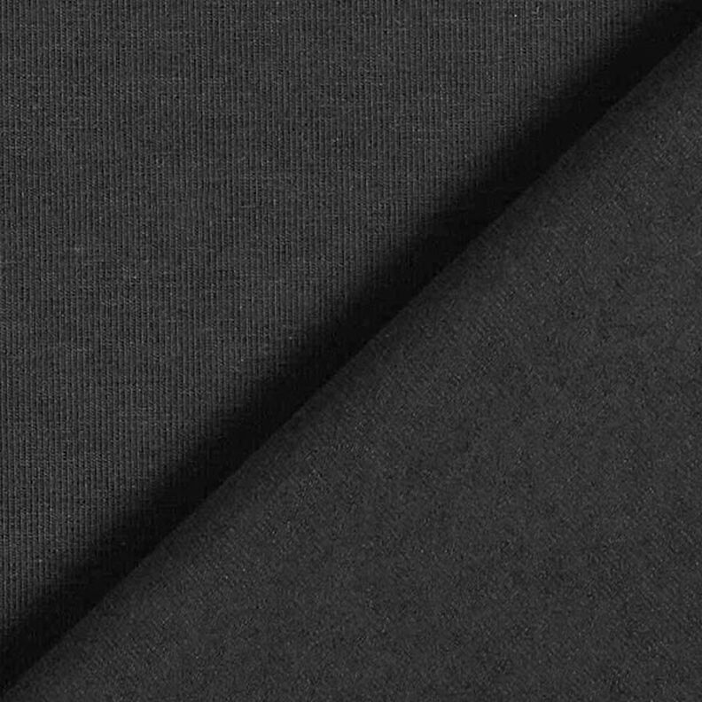 Medium Cotton Jersey Plain – black, image number 5
