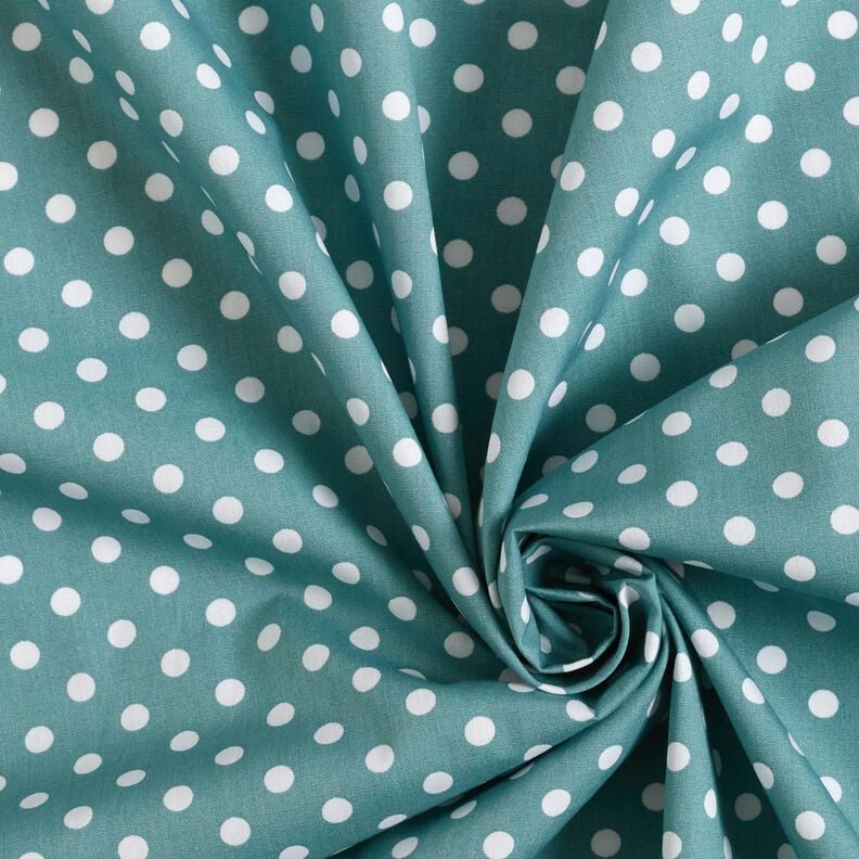 Cotton Poplin Polka dots – pearl grey/white,  image number 3