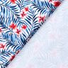 Swimsuit Fabric Flowers and palm fronds – white/indigo,  thumbnail number 4