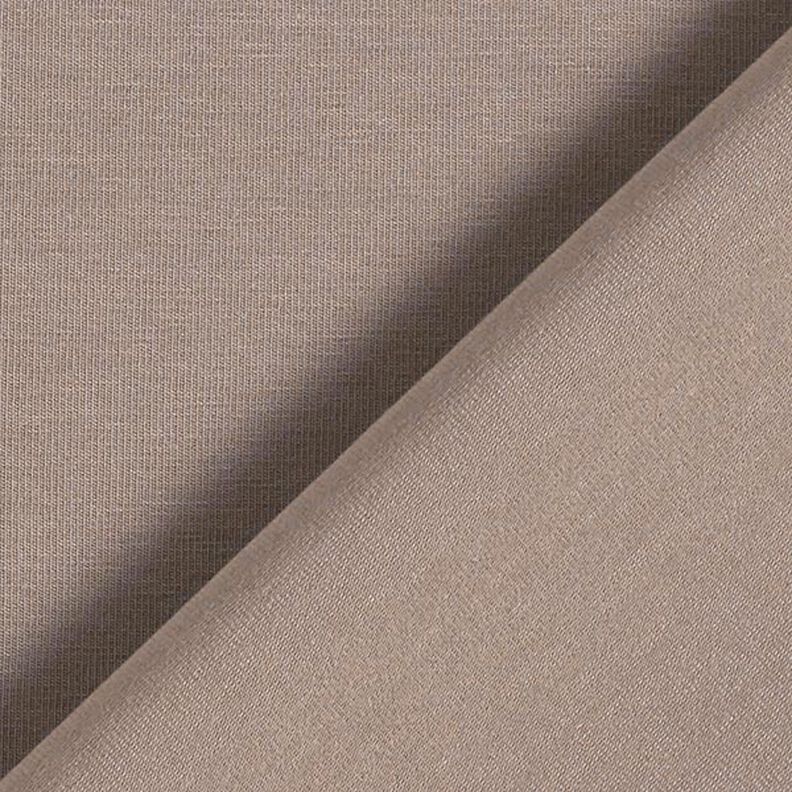 Medium Cotton Jersey Plain – dark taupe,  image number 5