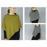 FRAU PENNY Asymmetric Reversible Poncho | Studio Schnittreif | one size,  thumbnail number 2