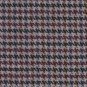 Coat Fabric Wool Blend small houndstooth – merlot/silver, 