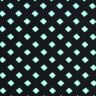 Swimsuit fabric retro diamonds – black/peppermint,  thumbnail number 1