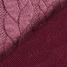 Cabled Cloque Jacquard Jersey – raspberry,  thumbnail number 4