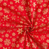 Cotton Poplin Snow Crystals – red/gold,  thumbnail number 3