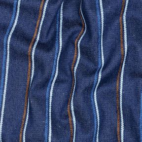 Denim Woven stripes | Poppy Fabrics – indigo, 
